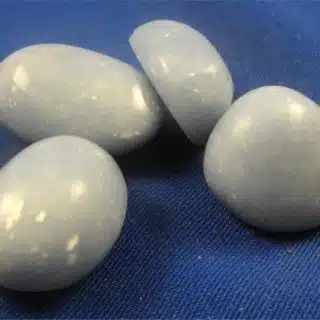angelite tumbled stones