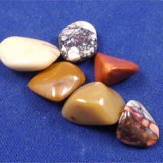 mookaite tumbled stones