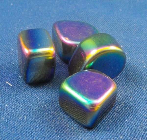 Rainbow Hematite Tumbled Stones