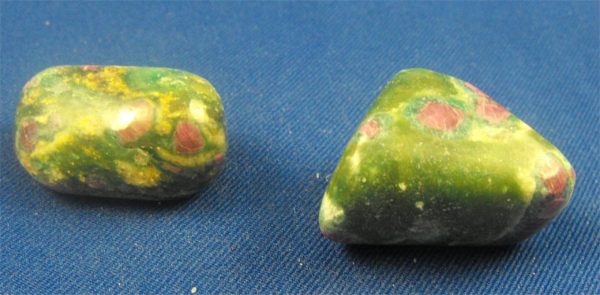 ruby in zoisite tumbled stones