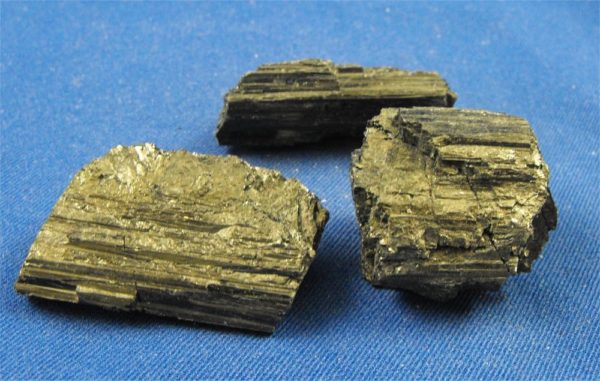 black tourmaline rough