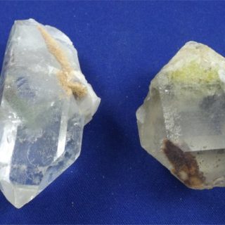 Clear Quartz Crystals With Chlorite Large