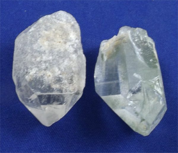 Clear Quartz Crystals With Chlorite Medium