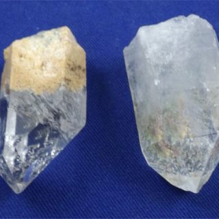 Clear Quartz Crystals With Chlorite Medium