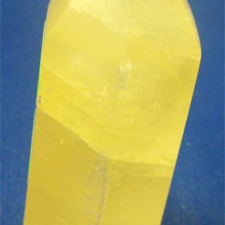 yellow calcite cut and polished