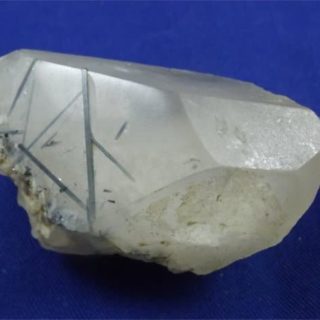 blue tourmaline in quartz