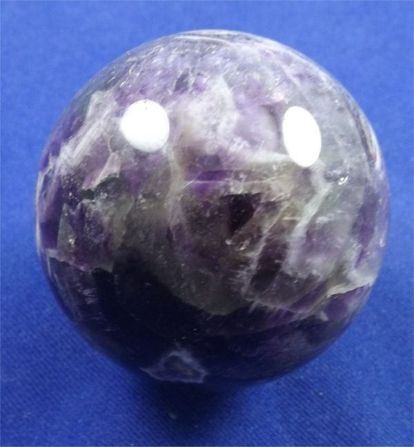 Chevron Amethyst Sphere 2