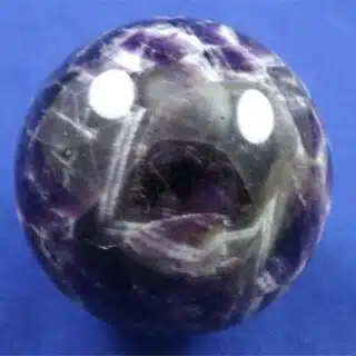 Chevron Amethyst Sphere 4