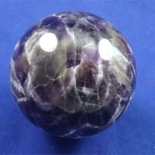 Chevron Amethyst Sphere 5