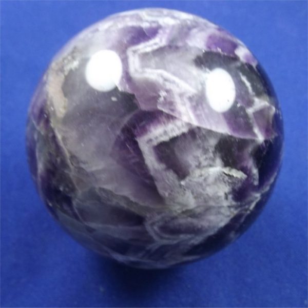 Chevron Amethyst Sphere 6