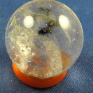 clear quartz with chlorite mini sphere 2