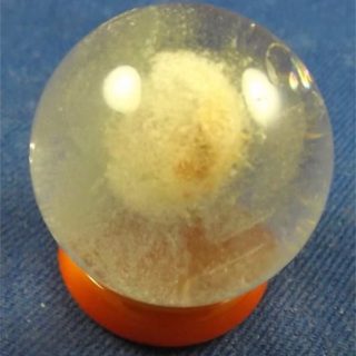 included clear quartz mini sphere 1
