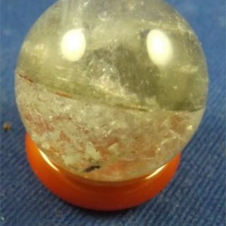 included clear quartz mini sphere 3
