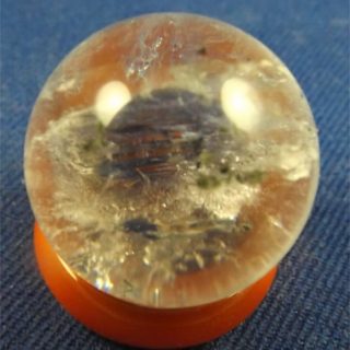 included clear quartz mini sphere 4
