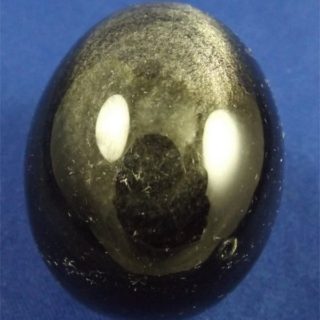 silver sheen obsidian egg