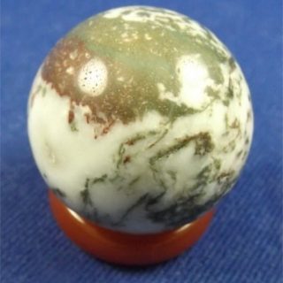 tree agate mini sphere 1