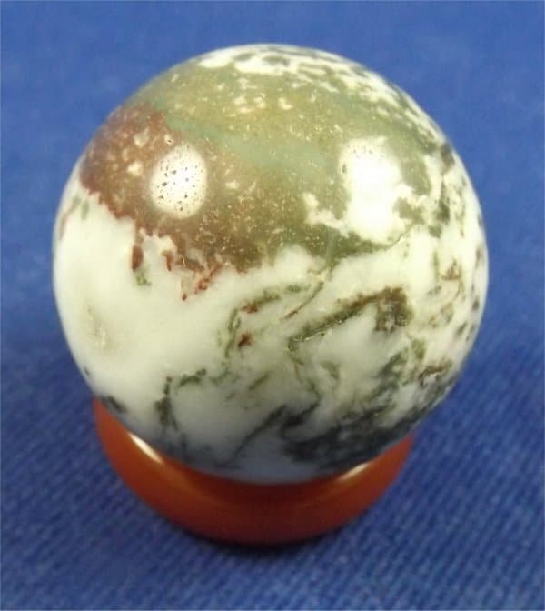 tree agate mini sphere 1