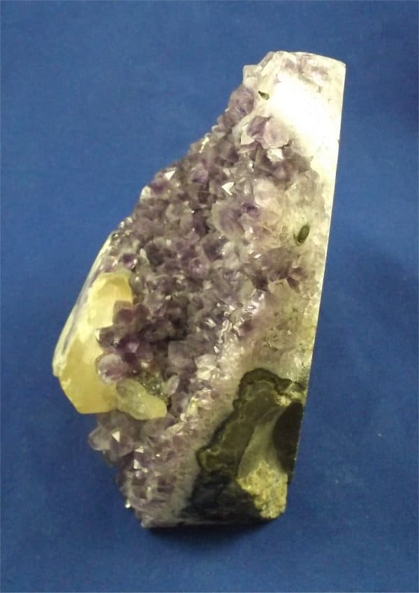 Amethyst Geode With Calcite 2 - Image 3