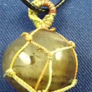 Agate Tumbled Stone Necklace