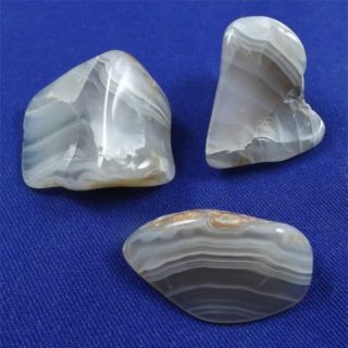 Blue Lace Moroccan Agate Tumbled Stones