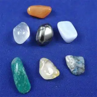 chakra tumbled stone set