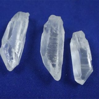 clear lemurian quartz crystals medium