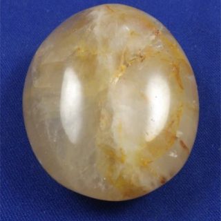 Yellow Hematoid Quartz Palm Stone 2