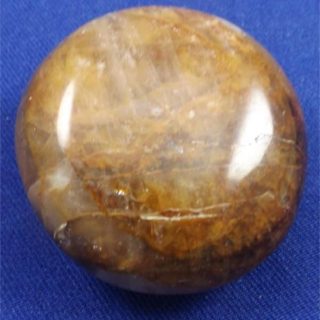 Yellow Hematoid Quartz Palm Stone 7