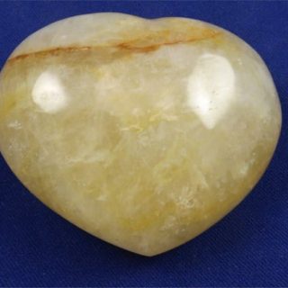 Yellow Hematoid Quartz Heart 3