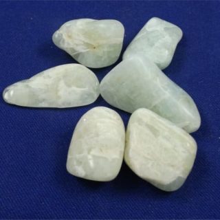 Aquamarine Tumbled Stones Medium