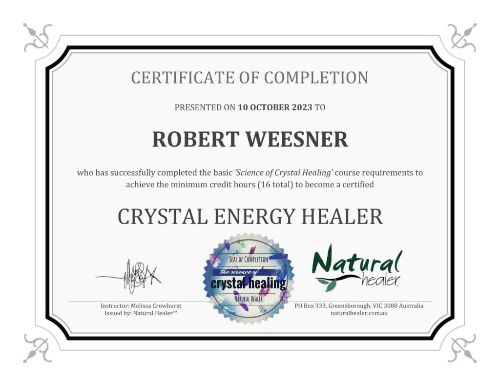 Crystal Healing Course
