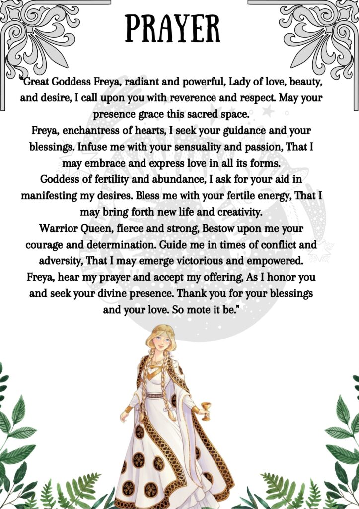 Freya Invocation And Altar Guide - BOS Pages
