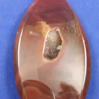 Carnelian Teardrop 1 With Druzy