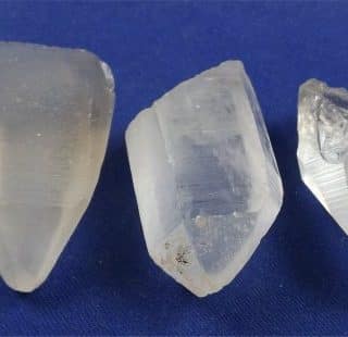 Light Smoky Lemurian Quartz Crystals Medium