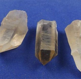 Smoky Lemurian Quartz Crystals Medium