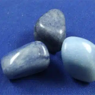 Blue Quartz Tumbled Stones