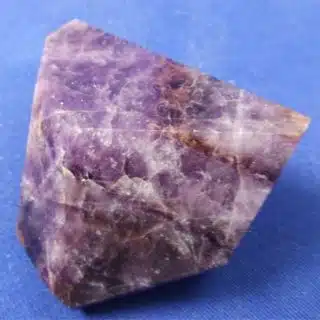 Hematite included Amethyst Free Form Prism 2