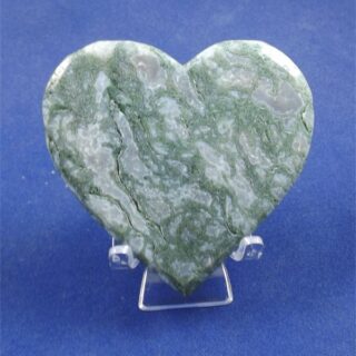 Moss Agate Heart
